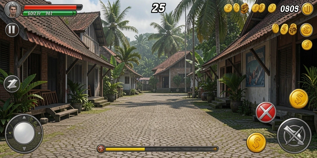 Tampilan menu utama yang menarik dan mudah dinavigasi.
