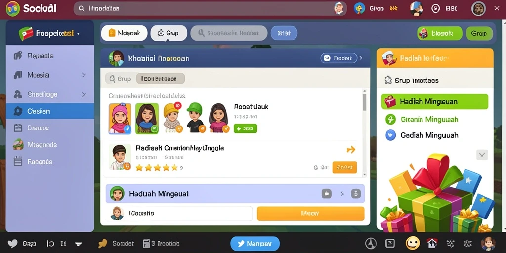 Tampilan antarmuka yang menarik dan user-friendly.