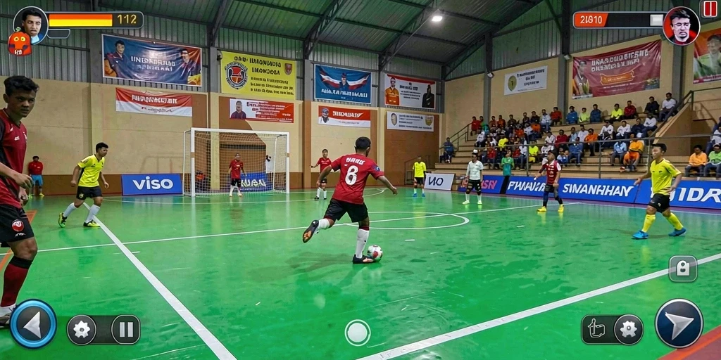 Tangkapan layar 1 menunjukkan karakter utama dalam aksi seru.