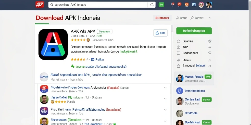 Screenshot menggambarkan antarmuka permainan yang menarik.