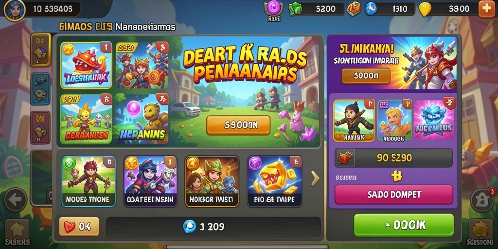 Tampilan awal game LEDAK388 yang menarik.