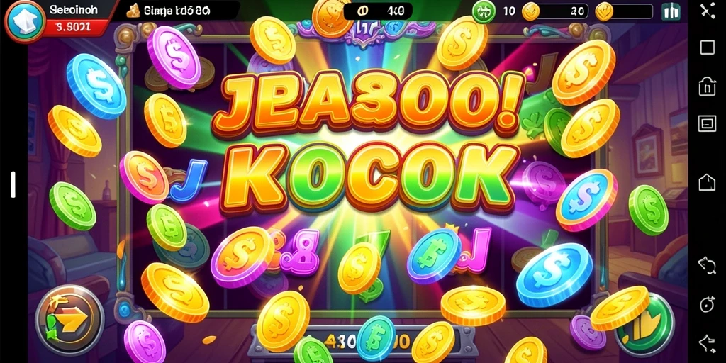 Tampilan awal game yang menarik dan intuitif.