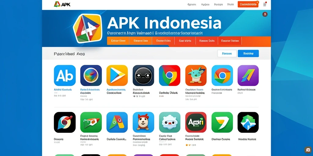 Tampilan utama aplikasi dengan berbagai permainan.